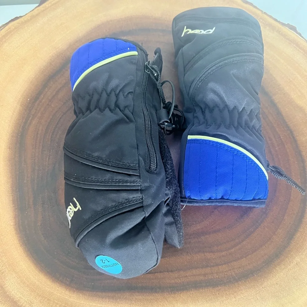 Head Black and Blue Winter Gloves size XXS/T